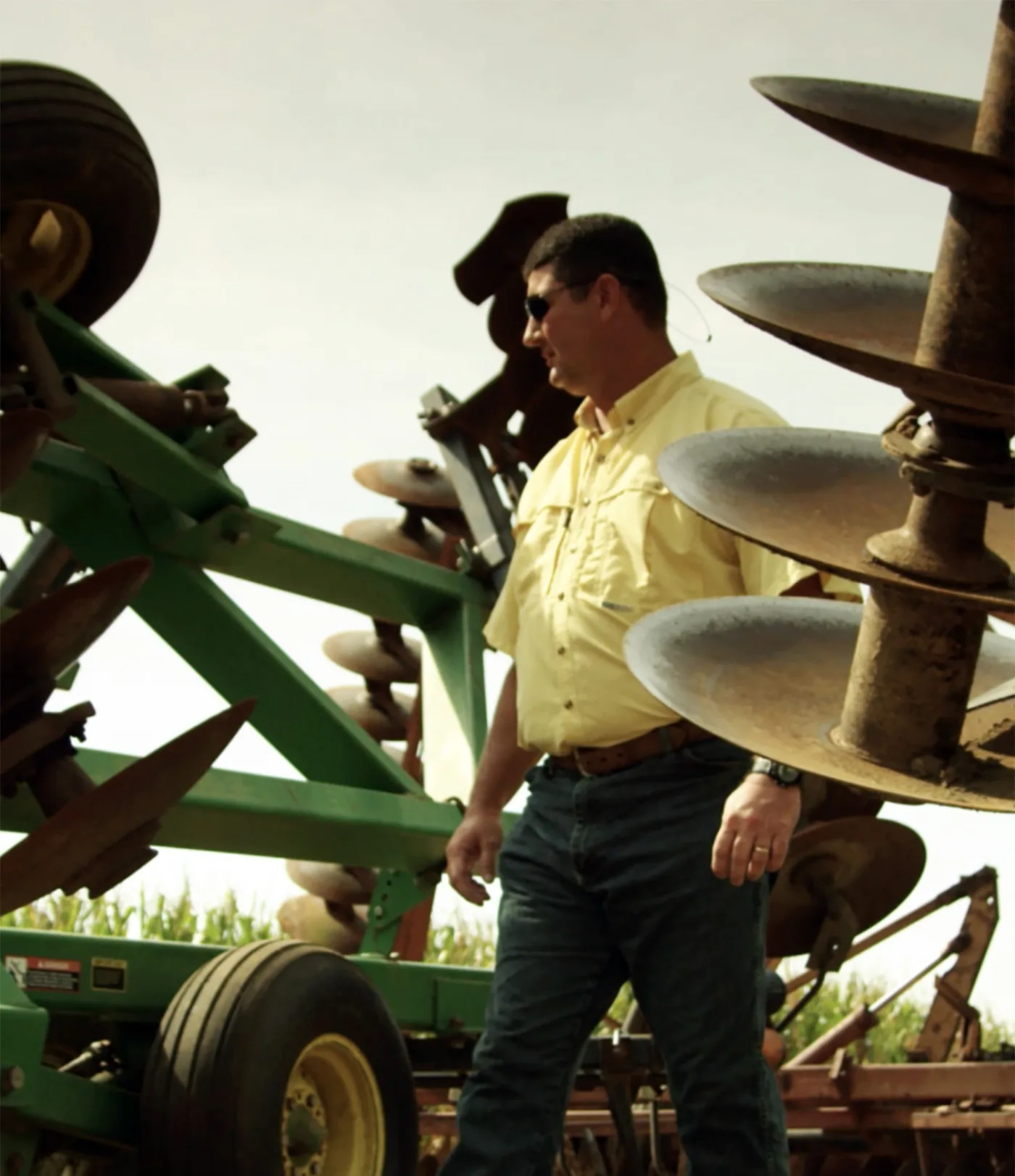 Mike Martien, founder of Big Cypress Land & Game, in a Louisiana farm field